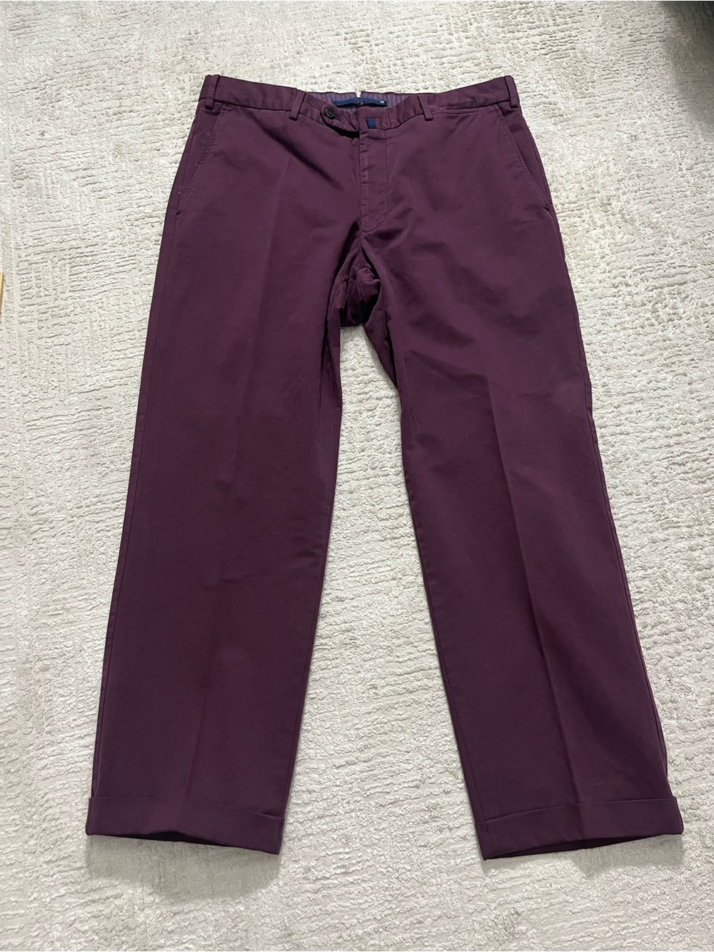 Incotex Straight Leg Cotton Dress Pant
